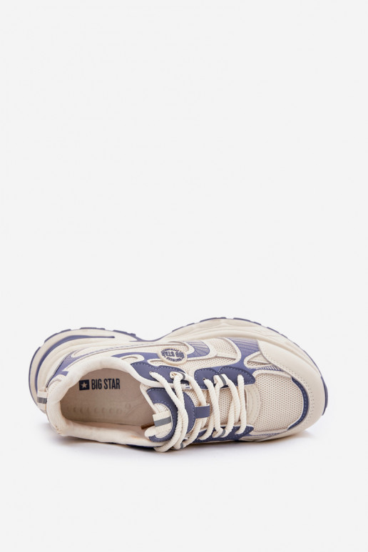 Chaussures modèle baskets Féminin Big Star RR274A190 couleur bleue Chaussures modèle baskets Féminin Big Star RR274A190 couleur bleue