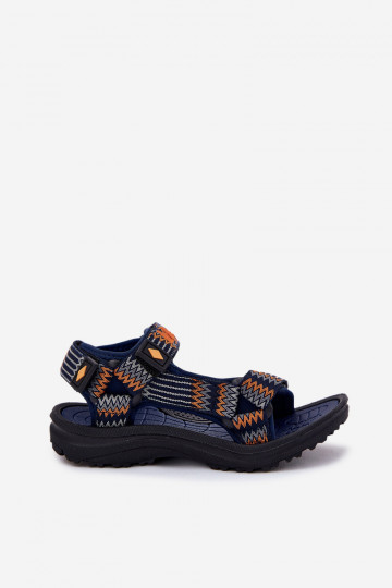 Sandales pour enfants Lee Cooper LCDANS-25-34-3571K bleu foncé 2