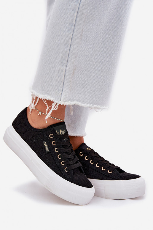 Chaussures de loisirs à lacets Lee Cooper LCIN-25-31-3439L noires