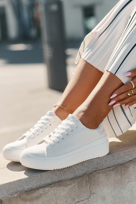  Chaussures de loisirs avec une plateforme Big Star RR274463 couleur blanche