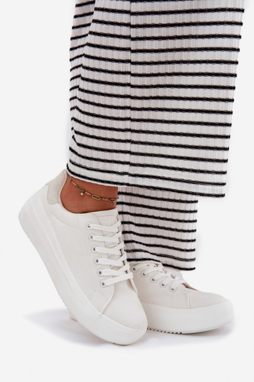  Chaussures de loisirs avec une plateforme Big Star RR274463 couleur blanche