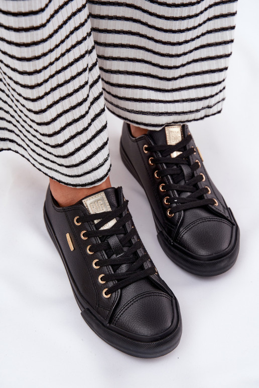 Chaussures de loisirs en cuir écologique Big Star RR274749 couleur noire