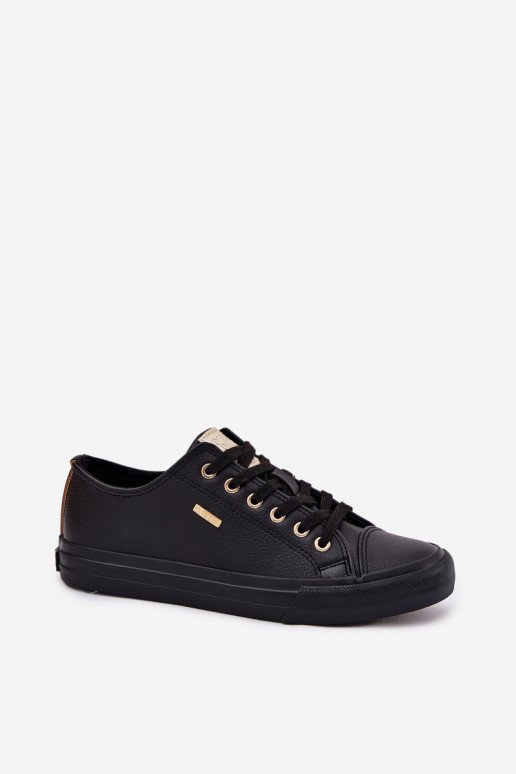 Chaussures de loisirs en cuir écologique Big Star RR274749 couleur noire