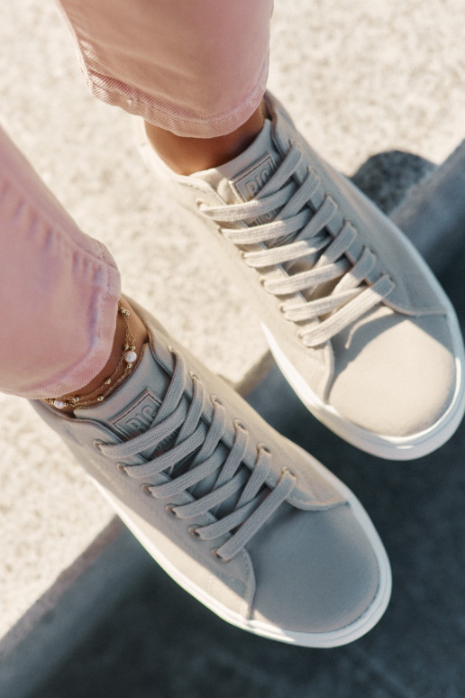  Chaussures de loisirs avec une plateforme Big Star RR274465 beige