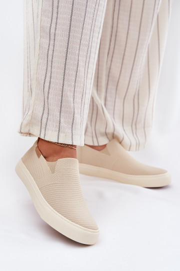 Chaussures de loisirs Slip-On Big Star RR274721 beige 2