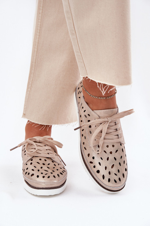 chaussures Peau Féminin S.Barski LR51-611 couleur dorée chaussures Peau Féminin S.Barski LR51-611 couleur dorée