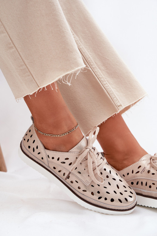 chaussures Peau Féminin S.Barski LR51-611 couleur dorée chaussures Peau Féminin S.Barski LR51-611 couleur dorée