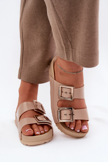 Féminin Chaussons Doucement Parfumé ZAXY NN285092 beige 2