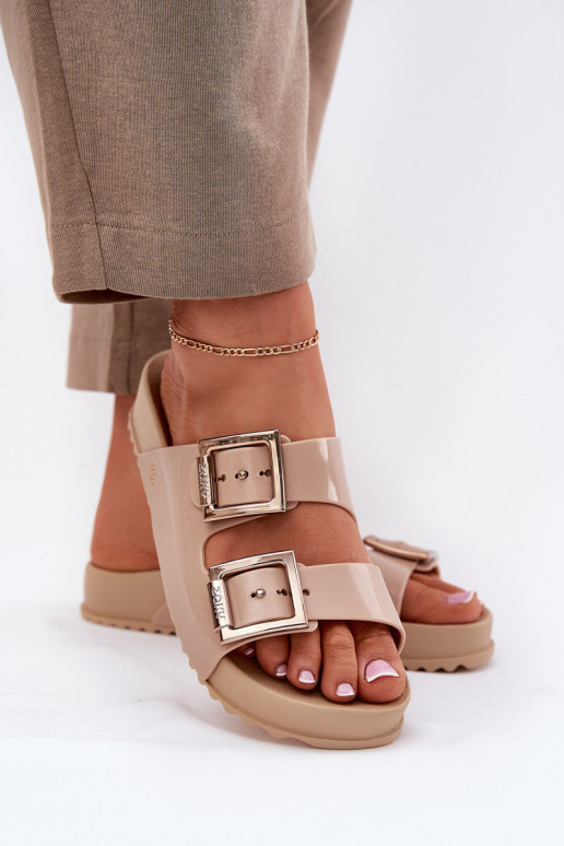 Féminin Chaussons Doucement Parfumé ZAXY NN285092 beige