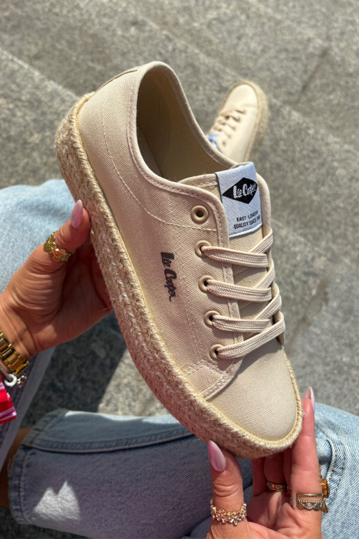 Chaussures de loisirs Avec tresse Lee Cooper LCDANS-25-44-3215 beige Chaussures de loisirs Avec tresse Lee Cooper LCDANS-25-44-3215 beige