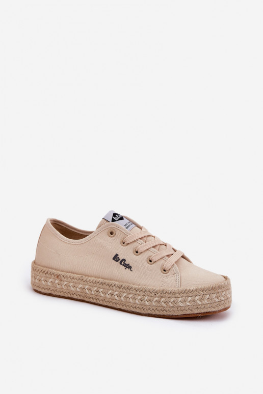 Chaussures de loisirs Avec tresse Lee Cooper LCDANS-25-44-3215 beige Chaussures de loisirs Avec tresse Lee Cooper LCDANS-25-44-3215 beige