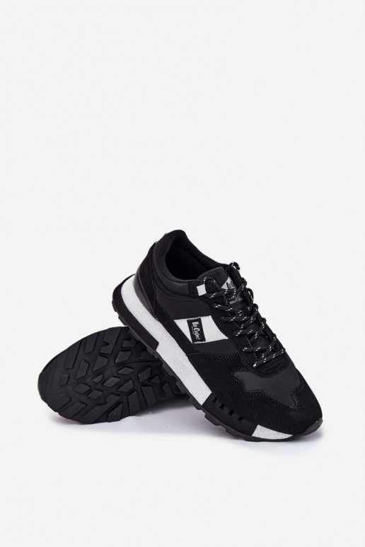 Chaussures modèle baskets Mâle avec une plateforme Lee Cooper LCJ-25-03-3378M couleur noire