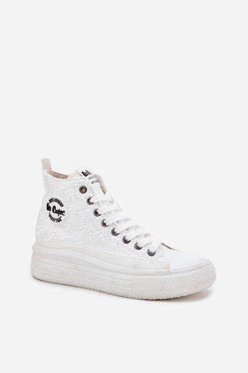 Chaussures de loisirs avec une plateforme Lee Cooper LCDANS-25-44-3209L Biale 2