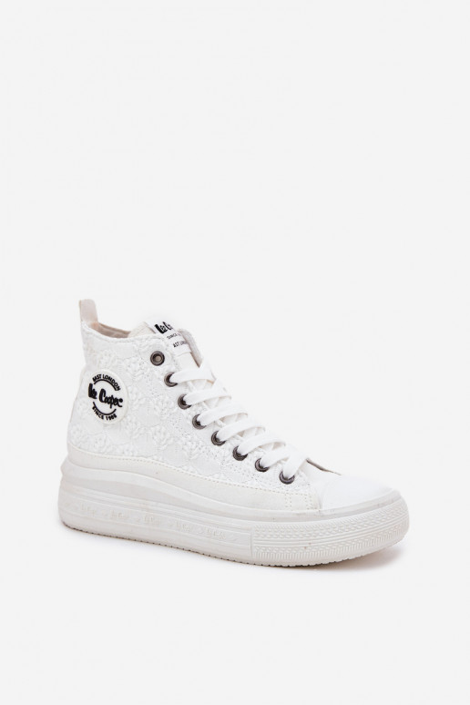 Chaussures de loisirs avec une plateforme Lee Cooper LCDANS-25-44-3209L Biale