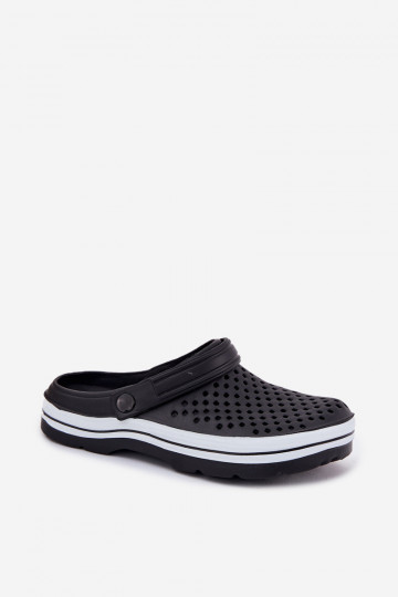 Pantoufles légères Chaussons Mâle couleur noire Il fautravena