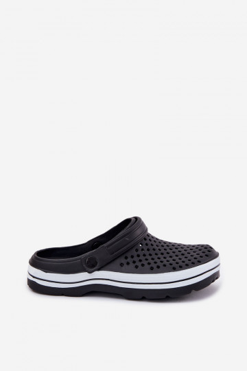 Pantoufles légères Chaussons Mâle couleur noire Il fautravena 2