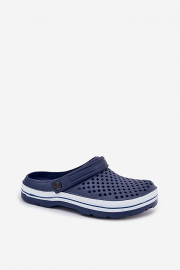 Pantoufles légères Chaussons Mâle bleu foncé Il fautravena