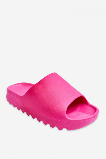 Pantoufles à la mode avec une plateforme couleur rose Estella 2