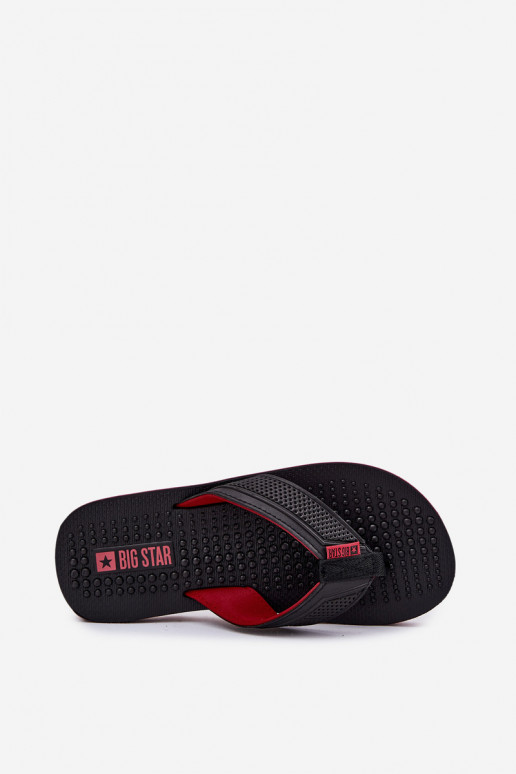 Mâle Chaussons Chaussons Big Star RR174441 couleur noire Mâle Chaussons Chaussons Big Star RR174441 couleur noire