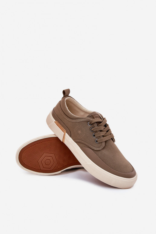  Chaussures décontractées pour hommes Big Star RR174064 couleur kaki