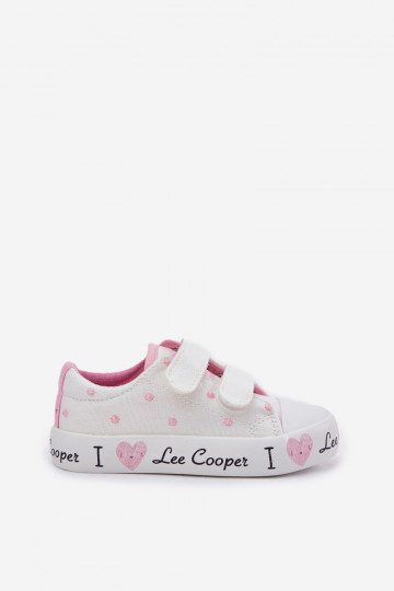 Chaussures décontractées pour femmes de couleur blanche avec tige, Lee Cooper LCIN-25-31-3461L 2