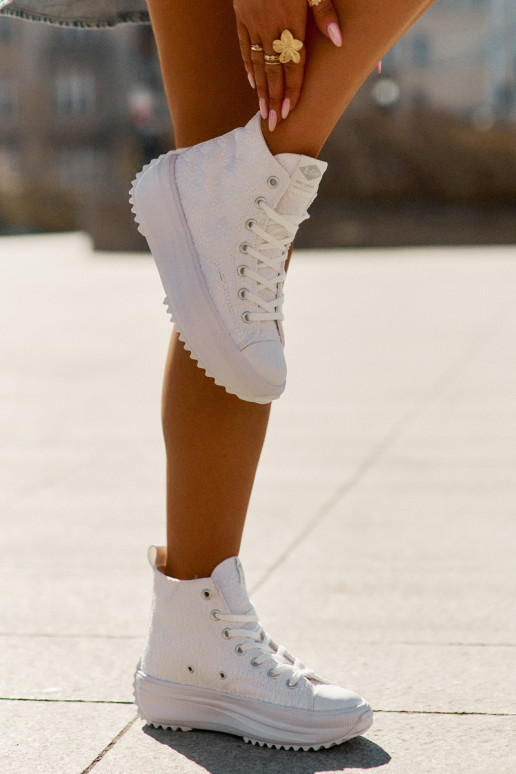 chaussures de loisirs à semelles Féminin Lee Cooper LCDANS-25-31-3461L couleur blanche