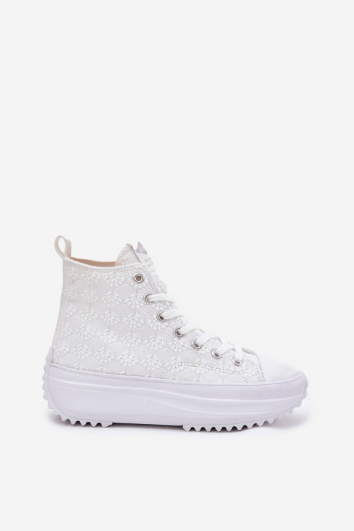 chaussures de loisirs à semelles Féminin Lee Cooper LCDANS-25-31-3461L couleur blanche