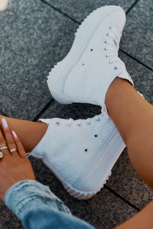 chaussures de loisirs à semelles Féminin Lee Cooper LCDANS-25-31-3461L couleur blanche