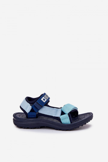 Chaussures pour enfants de couleur rose avec velcro, Big Star RR374519 2
