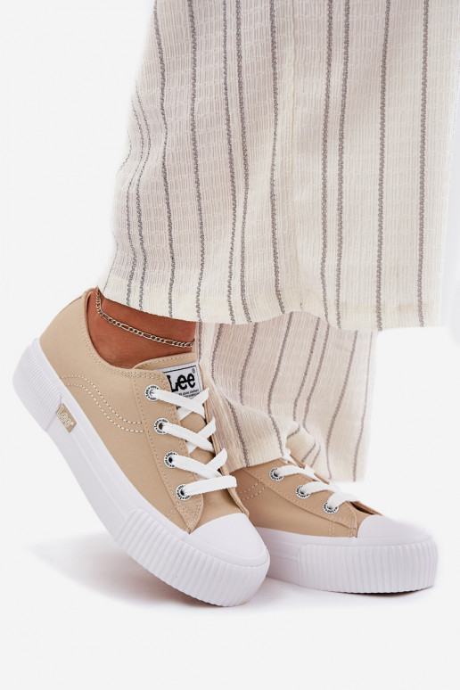 Chaussures de loisirs avec une plateforme LEE ISLA C DANSOMEN LODANS 50251001 beige Chaussures de loisirs avec une plateforme LEE ISLA C DANSOMEN LODANS 50251001 beige