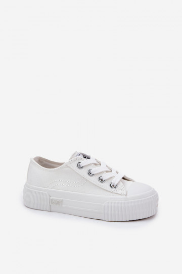 Chaussures de sport blanches pour enfants, LEE ISLA C LOIN JR 50251058