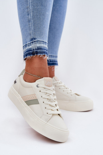 Chaussures modèle baskets Féminin LEE LAYLA DANSOMEN LODANS 50251003 Zgaszona Biel 2