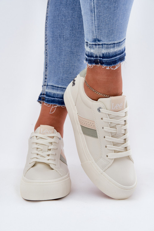 Chaussures modèle baskets Féminin LEE LAYLA DANSOMEN LODANS 50251003 Zgaszona Biel