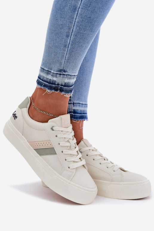 Chaussures modèle baskets Féminin LEE LAYLA DANSOMEN LODANS 50251003 Zgaszona Biel