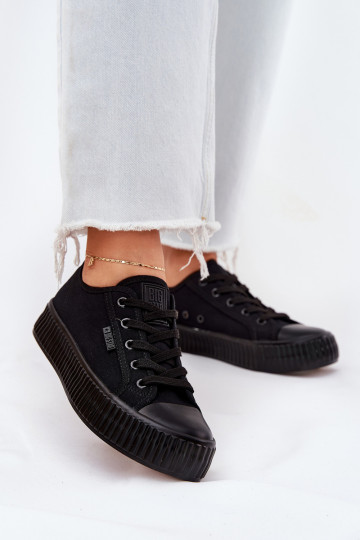 Bottines décontractées noires avec plateforme, Big Star RR274775