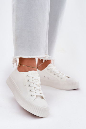 Chaussures de loisirs avec une plateforme Big Star RR274776 couleur blanche 2
