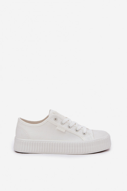 Chaussures de loisirs avec une plateforme Big Star RR274776 couleur blanche  Chaussures de loisirs avec une plateforme Big Star RR274776 couleur blanche