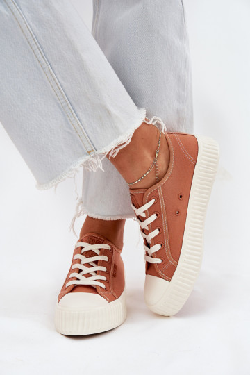 Chaussures de loisirs avec une plateforme Big Star RR274778 couleur orange 2