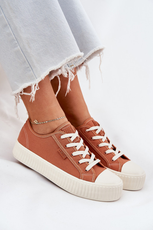  Chaussures de loisirs avec une plateforme Big Star RR274778 couleur orange