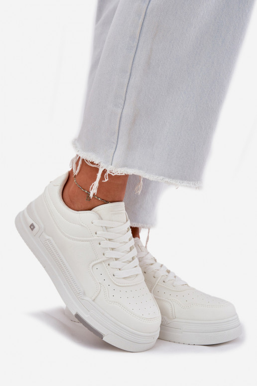 Faible Chaussures modèle baskets Féminin Big Star RR274A310 HI-POLY SYSTEM couleur blanche