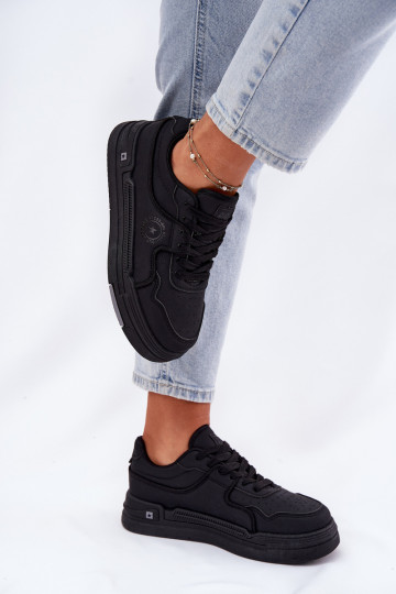 Faible Chaussures modèle baskets Féminin Big Star RR274A311 HI-POLY SYSTEM couleur noire