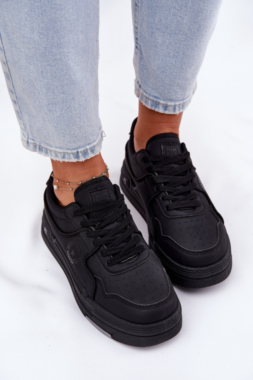 Faible Chaussures modèle baskets Féminin Big Star RR274A311 HI-POLY SYSTEM couleur noire