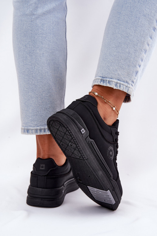 Faible Chaussures modèle baskets Féminin Big Star RR274A311 HI-POLY SYSTEM couleur noire