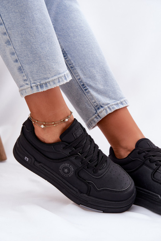 Faible Chaussures modèle baskets Féminin Big Star RR274A311 HI-POLY SYSTEM couleur noire