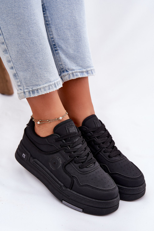 Faible Chaussures modèle baskets Féminin Big Star RR274A311 HI-POLY SYSTEM couleur noire