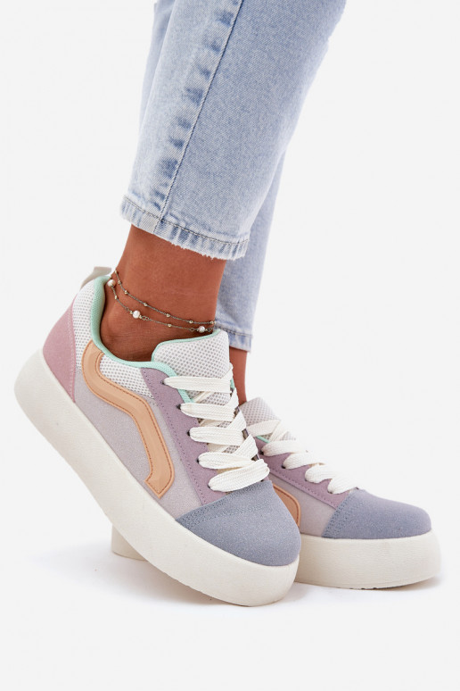 Chaussures modèle baskets Féminin avec une plateforme Couleurs différentes Tellnira