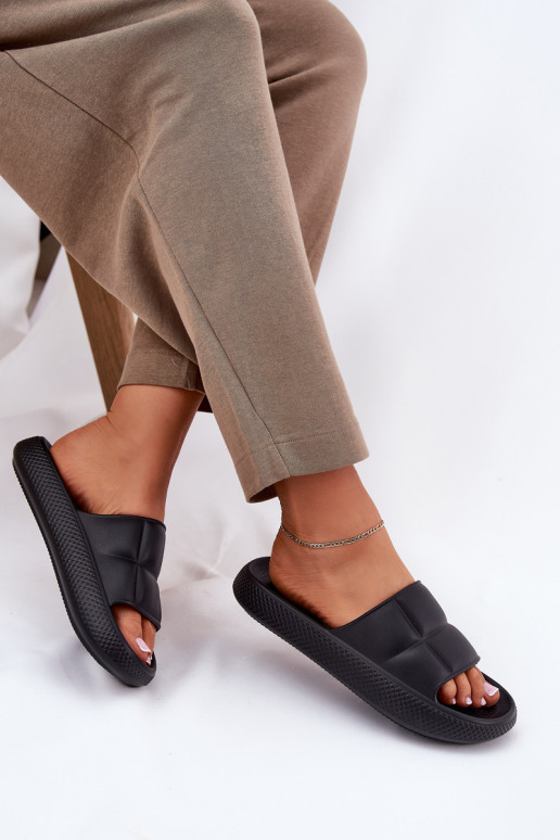 Pantoufles légères Pantoufles pour femmes LEE MAYA SLIDER DANSOMEN LODANS 50251016 couleur noire