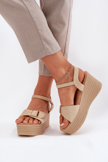 Chaussures à talons couleur chaki pour femmes avec boucles, « Liniella » 2