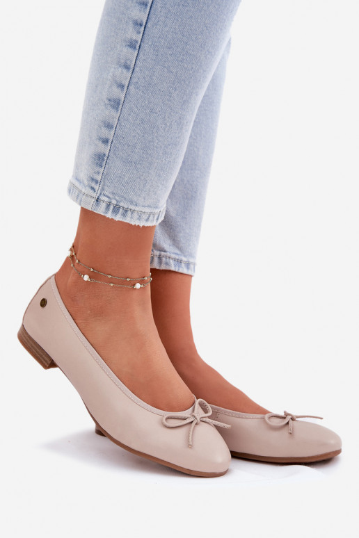 Ballerines Féminin Il fautciejka P6800-04 beige