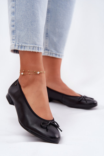 Ballerines Féminin Il fautciejka P6800-01 couleur noire